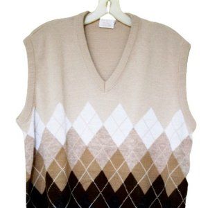 Men's Argyle Sweater Vest